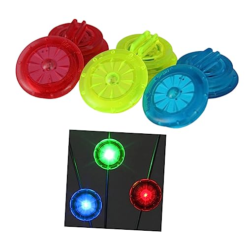 SUPVOX 6Pcs Bike LED Light Bright Wheel Lights for Night Cycling Easy Installation Hours Battery Cool Decoration for