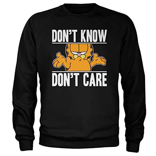 Sweat-shirt Garfield imprimé chat cynique vêtement pop culture pour homme et femme