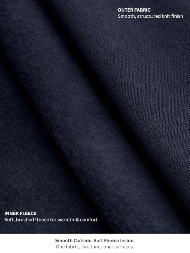 Image of Alan Jones Clothing Men's Regular Fit Mid Rise Fleece Jogger Regular Pants For Winterwear