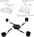 Bed Restraints for Bed Sex Tie Down Straps for Adult Couples Under King Mattress Bed Straps for Adult Play Ankles and Wrist Bondaged Rope Cord & Rope Spreader Bar Handcuff Set for Bedroom Toys Sweater