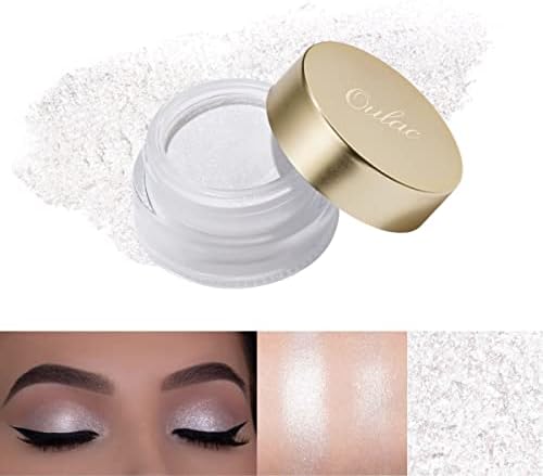 Oulac Sombras de Ojos e Iluminador Blanco | Súper impermeable al ...