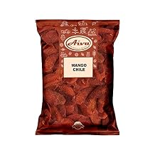 Aiva Dried Chili Mango 2 LB Spicy and Sweet Dried Fruit Snack for Snacking, Cooking, and Desserts
