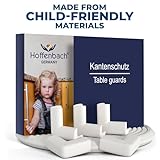 Hoffenbach 12x Baby Corner Protectors & 6.2m Soft Foam Edge Guard for Kids – Self-Adhesive Bumpers for Child Safety, Furniture, Desks, Tables – Safe & Durable – Wool White - Image 8