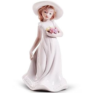 MTME Porcelain Figurine, Thinking of You, Memorabilia, Wedding Gifts, Statue Home d¨¦cor