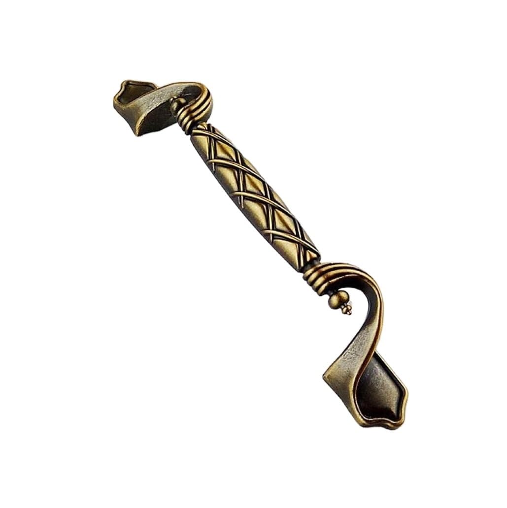 Voplivat 96Mm Vintage Brass Cabinet Drawer Pulls, Bronze Cabinet Drawer Pull For Cupboard Dresser(96Mm)