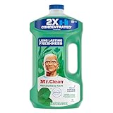 (64 Oz) - Mr-Clean, Meadows and Rain Multi Surface Cleaner for Floors, Mopping, and Pet Areas, 2X Concentrated Solution