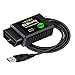 Produktbild FORScan ELMconfig OBD2 Adapter - USB Scanner mit (MS/HS) CAN Schalter mit Ford F150 F250- Professionelles OBDII Diagnose Scan Tool für Lincoln und Mazda