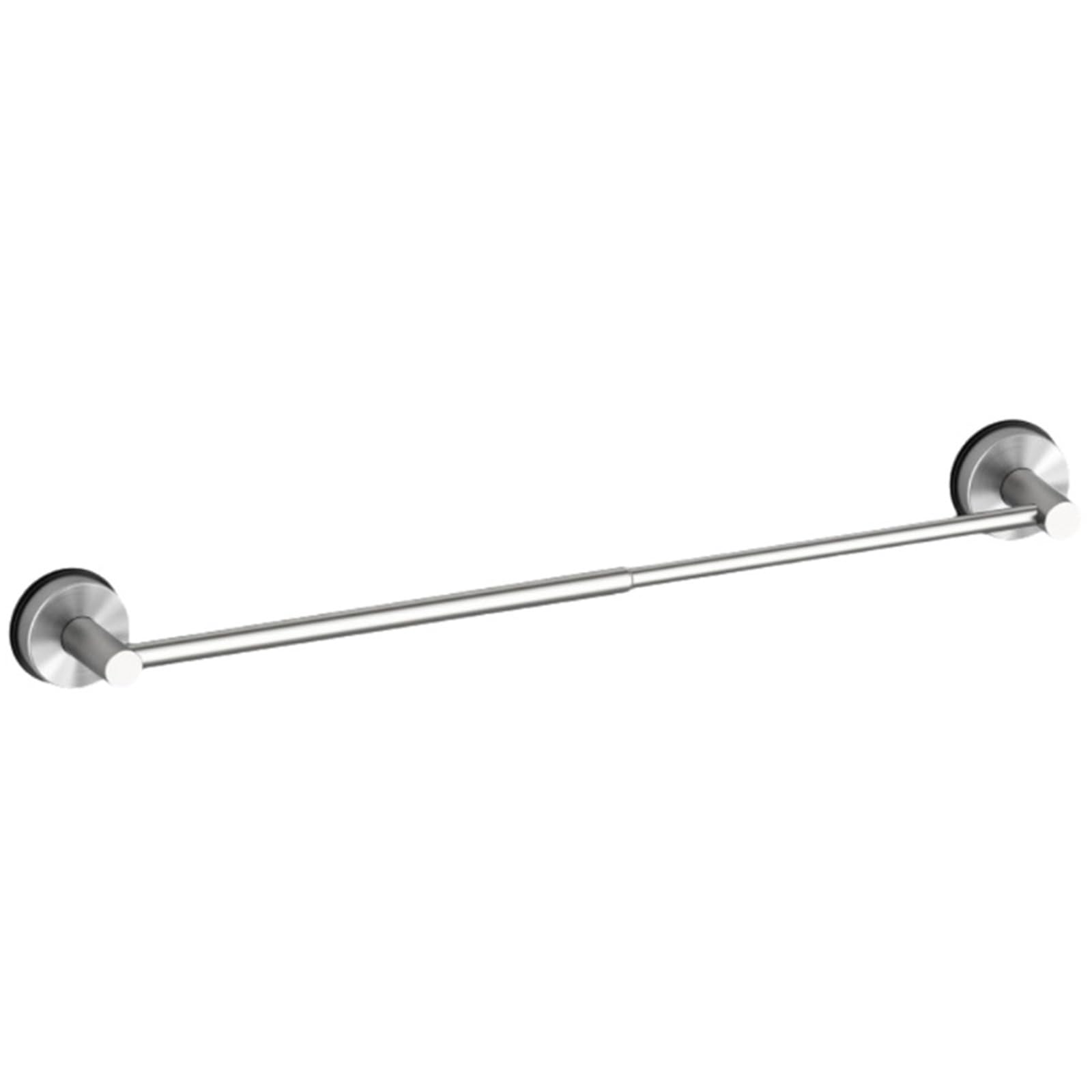 Modern Steel Retractable Towel Rack with Secure Suction Cups Holder Perfect for Renters & Homeowners Rustless Suction Cup Rack