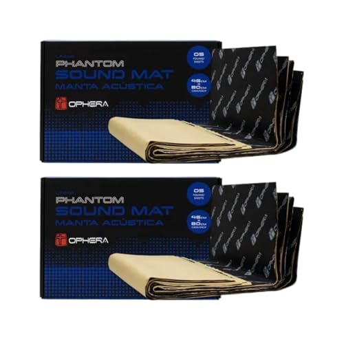 Kit Mantas Acústicas Automotivas 10 Folhas 4,5 mm (460 × 800 mm) – Espuma Células Fechadas + Borracha Butílica