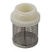 Stainless Steel Pump Suction Strainer Basket with Plastic Threaded Connector, Hose Filter for Garden Watering Equipment, Rain Bucket Accessories, Agriculture, Lawn Industrial Irrigation Use(3/4inch)