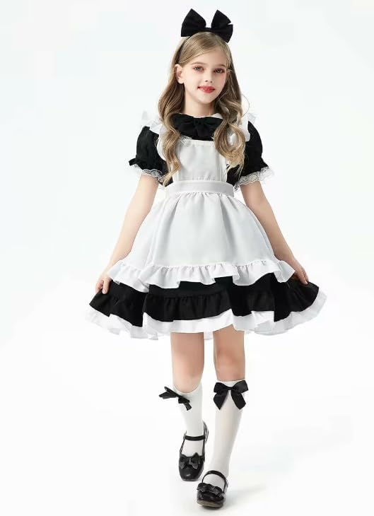 女の子 メイド服 子供 ワンピース ハロウィン コスプレ プリンセス ドレス アリス 仮装 ロリータ エプロン 可愛い 萌え 半袖 長袖 靴下付  110 120 130 140 150 : pekabo - 通販 - Yahoo!ショッピング キッズ コスプレ メイド服 衣装 ロリータ ワンピース プリンセスドレス アニメ かわいい コスチューム コスプレ衣装 子供用 ワン