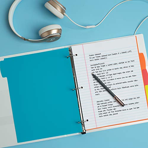 Avery Heavy Duty View 3 Ring Binder, 1" One Touch Slant Ring, Holds 8.5" X 11" Paper, 4 White Binders (79799),79780 #TOP6