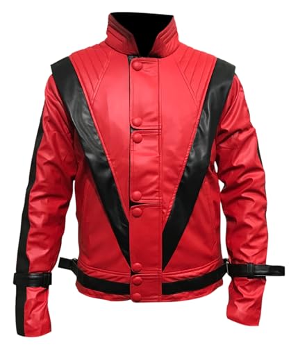FH Kid's Red and Black Thriller Jacket