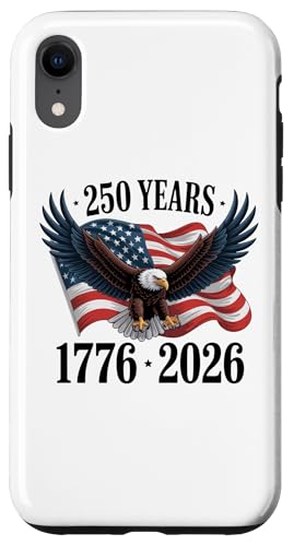 250 Anniversary USA 2026 Patriotic Eagle 250th 4th of July �X�}�z�P�[�X iPhone XR �p
