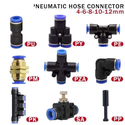 Conectores neumáticos de 10mm para tuberías de riego en terrazas y jardines 3