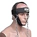 Hawk Sports Neck Harness Neck Exerciser Builder Support for Strength & Resistance Training Weight Lifting Head Harness for Stronger Neck & Traps with Adjustable Neck Strap & Steel Chain (Black)