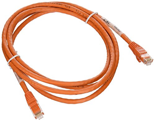 C2G/Cables to Go 27892 Cat6 Snagless Unshielded (UTP) Network Crossover Patch Cable, Orange (7 Feet/2.13 Meters)