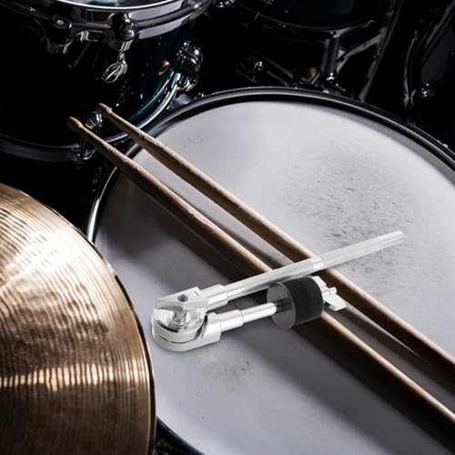 Soporte giratorio para apilador de platillos para batería, construcción de aleación con ajuste fácil y diseño robusto y confiable, ideal para giras y presentaciones miniatura 6