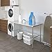 AmGood Stainless Steel Work Table Open Base | NSF | Laundry Garage Utility Bench (60