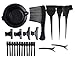 Produktbild 1 Satz (23 Stücke) Schwarz Professionelle Haarfärbemittel Werkzeuge Mischen Schüssel Kämme Pinsel Entenschnabel Clips Butterfly Clamp Applikatoren Rührer Muddler DIY Zubehör für Haarfärbemittel