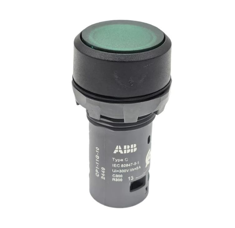 Compatible for ABB Illuminated Button Switch CP1-11G-10 CP1-11R-10 CP1-11R-01 CP1-11Y-10 CP1-11L-10 CP1-13G-10 CP1-13R-10 CP1-13R-01 CP2-13R-10 (CP1-11R-10)