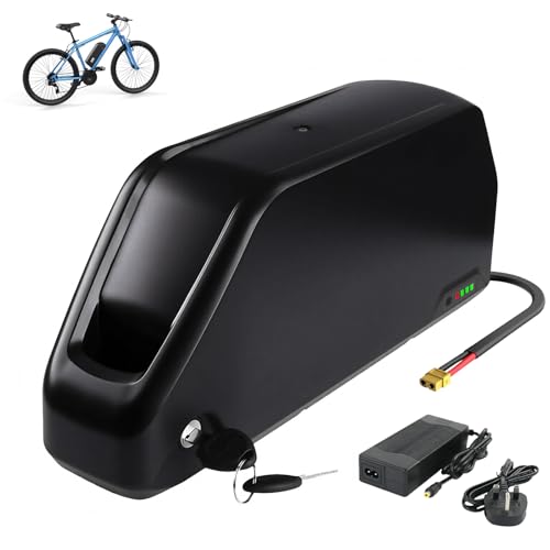 Ebike Battery with Smart BMS E bike Battery with Fast Charger in UK Warehouse 52V 25Ah Lithium Electric Bike Batteries with 50A BMS & LG Cell for 250W-1900W Bafang & Other Ebike Conversion Wheel
