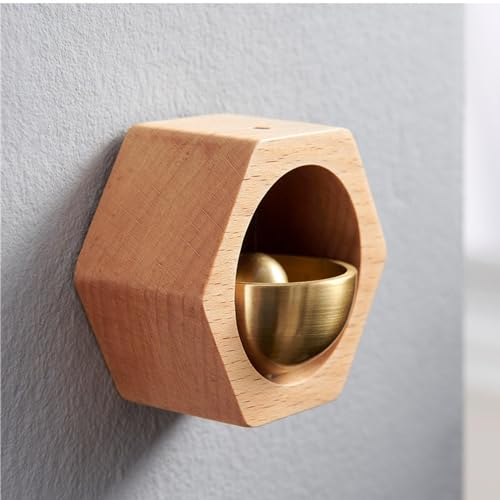 Campainha Shopkeepers – Campainha magnética de madeira para ornamentos exclusivos de escritório deco