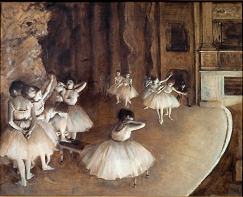 Répétition de ballet Degas : sublimez un mur vide avec cette affiche d'art 60x90cm
