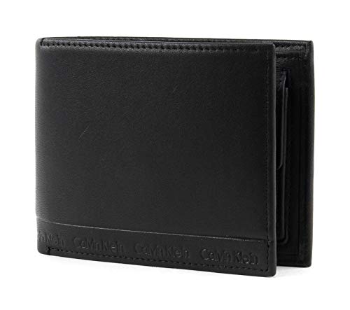 Preisvergleich Produktbild Calvin Klein - ARTHUR 5CC Herren Geldbörse, Schwarz
