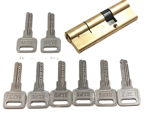 Cylindre de serrure serrure de porte profilée laiton 75mm