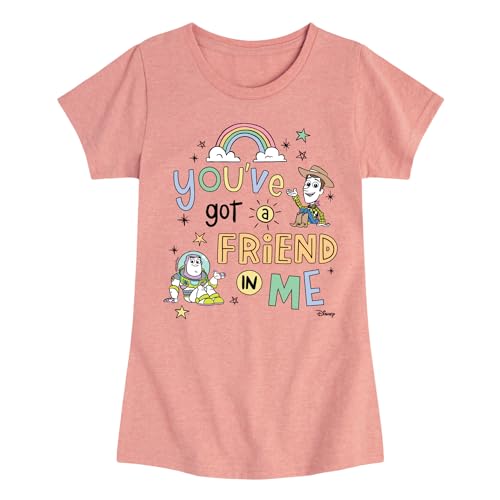 Disney - Toy Story 4 - You've Got A Friend in Me - Toddler & Youth Girls Short Sleeve Graphic T-Shirt