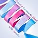 Cikyner Gymnastics Ribbon, 2 Pack Colorful Gymnastics Band with Stick, Dance Band Children Rainbow Band for School and Home Game, Ideal for Girls on Children's Birthday Party or Christmas