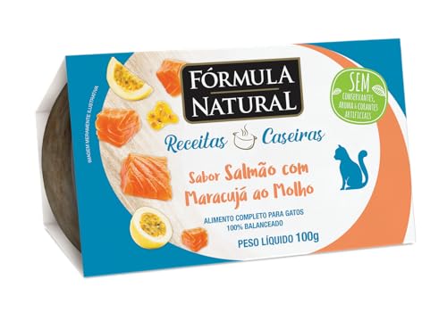 Fórmula Natural Ração Úmida Para Gatos Adultos Salmão Maracujá 100G