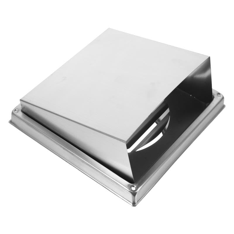JSEIAJB Rejilla de Ventilación para Pared y Techo de Acero Inoxidable para Extractor y Secadora Exterior con Lamas miniatura 5