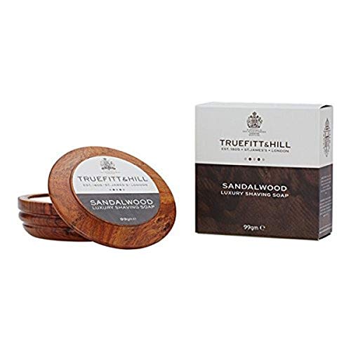 Truefitt & Hill Sandalwood savon à raser contre le feu du rasoir en bol 99 g