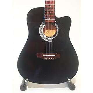 Guitare miniature acoustique noire Bon Jovi – Image 2