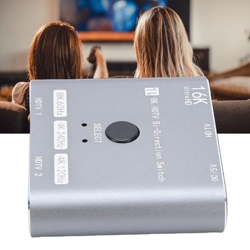 Conmutador HDMI divisor 8K@60Hz bidireccional compatible con HDTV 3