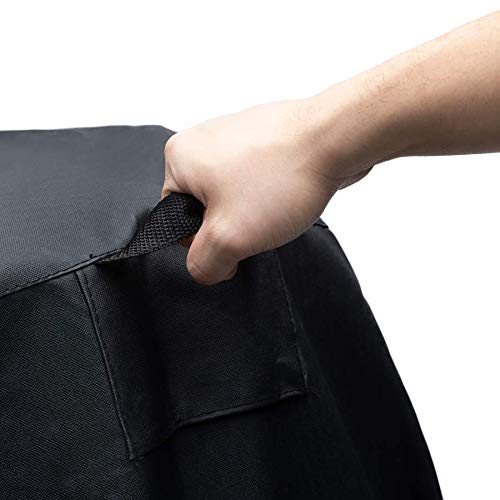 GrillSpot BBQ Grill Cover | 80 Inch, Universal Fit - All Season Protection, Durable with Handles and Straps, Black by GrillSpot - Used condition - Image 3