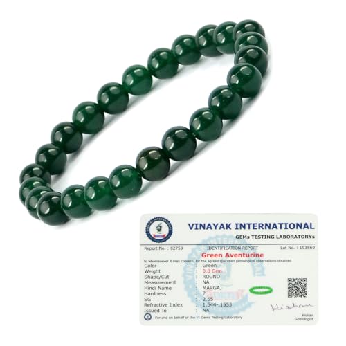 Image of Certified Natural Crystal Stone 8 mm Round Beads Bracelet for Men & Women | Reiki Charged Gemstone Bracelet | Multiple Stone Variants Available