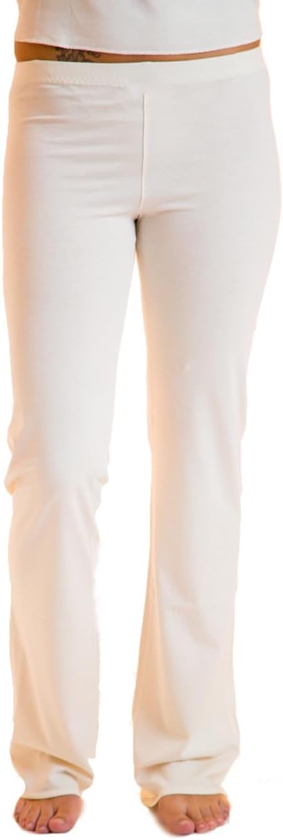 Pure Certified Organic Cotton Womens Long Pajama Bottoms(Large)