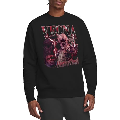 Sweat Stranger Things Vecna Creel unisexe noir, sweatshirt mode streetwear ado adulte