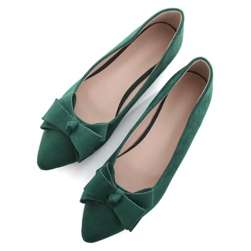 Image of SAILING LU Women's Bow-Knot Pointed Toe Ballet Flats