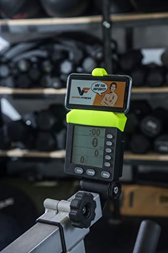 Phone Holder Made For Pm5 Monitors Of Concept 2 Rower, Skierg And Bikeerg - Silicone Smartphone Cradle Compatible With Concept 2 Rowing Machine. Ideal Rower Accessories #TOP6