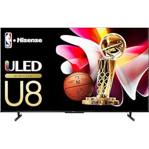 Hisense 55-Inch Class U8 Series Mini-LED ULED 4K UHD Google Smart TV (55U8N, 2024 Model) – QLED, Native 144Hz, Full Array Local Dimming, Game Mode Pro, Alexa Compatibility
