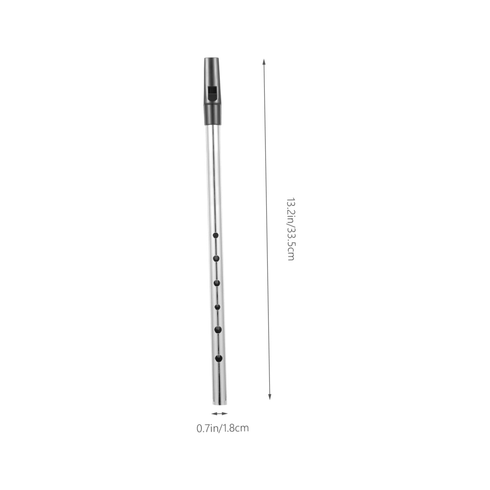 TOYANDONA 2pezzi Flauto Irlandese in Metallo c Principianti e Intermedi Strumento Musicale Facile Da Suonare Adatto Tutti Colore Elegante Per Occasioni Diverse