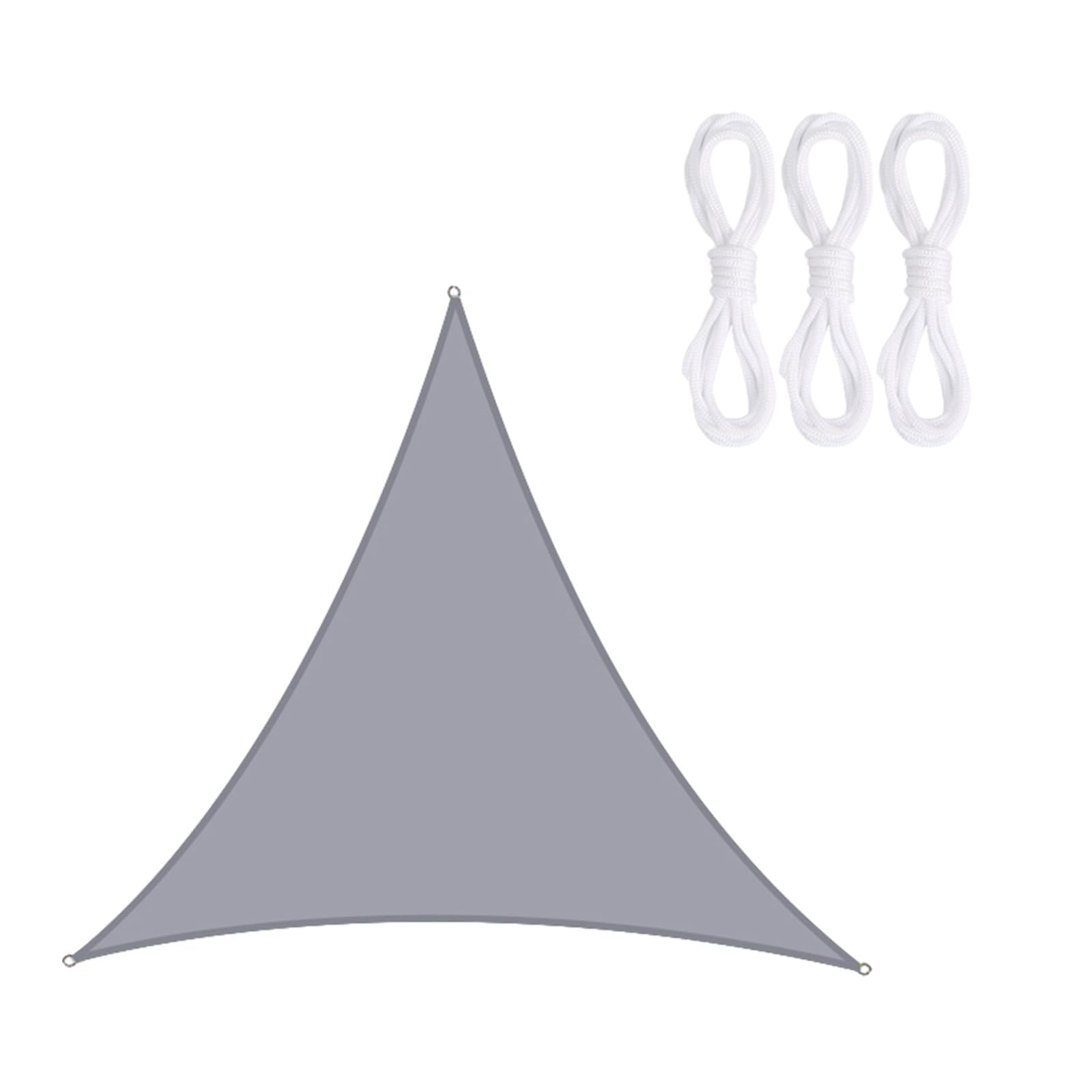 GLDYTVF Waterproof Triangular Awning with Eyelets - UV & Wind Protection Tear-Resistant Shade Net for Camping Patio & Garden - Available in 3/4/5/6m Sizes (6x6x6m)