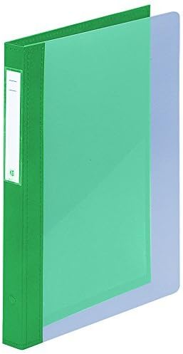 リヒトラブ カルテブック クリヤータイプ A4S 2穴 グリーン HB416-3 【まとめ買い3冊セット】