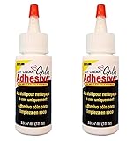 BEACON Dry Clean Only Fabric Glue - Premium Quality, Permanent, Clear-Drying, Non-Toxic, Washable and Water-Proof with UVA Resistance, 1-Ounce, 2-Pack