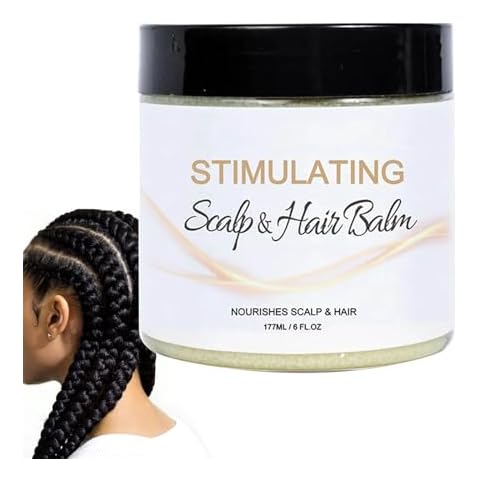 FITactic Stimulating Scalp and Hair Balm, Shea Butter and Mango Butter Blend, Leaving Hair Feeling Soft Adds Shine Cover
