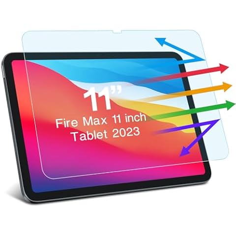 ZOEGAA Fire Max 11 Screen Protector, Anti Blue Light Upgraded Screen Protector for Fire Max 11 Tablet 2023 Released (11 inch), Eye Protection Blue Light Blocking Filter Reduces Digital Eye Strain Cover